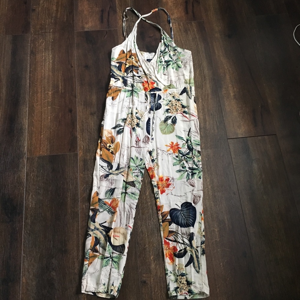 Flowered jumpsuit
